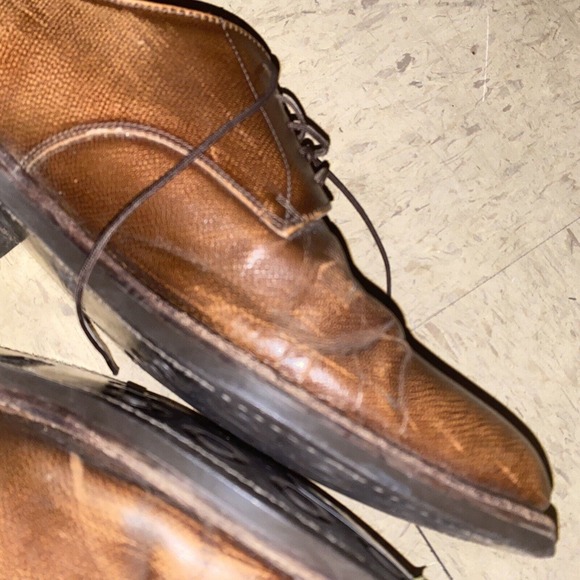 GRENSON Brown Leather‎ Oxford Derby Dress Shoes 111367 Men’s UK 11 US 12 main image 9